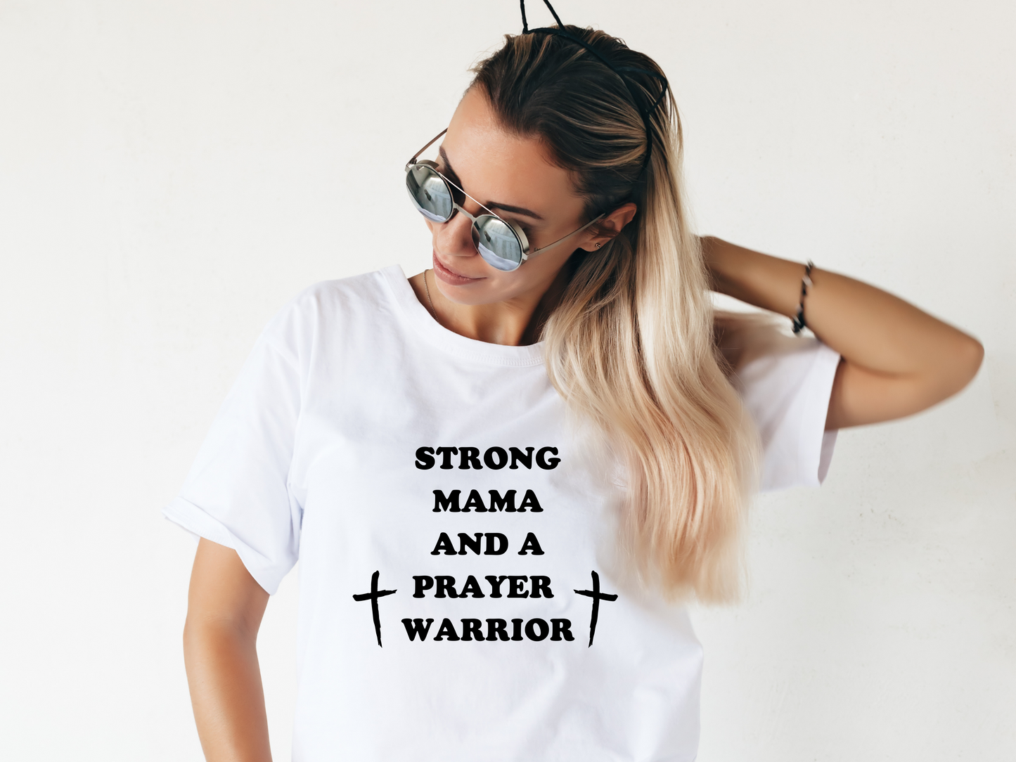 Strong Mama & Prayer Warrior T-Shirt