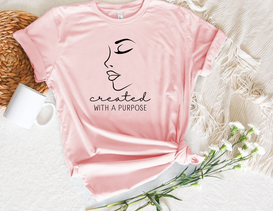 Created with a Purpose Minimalist Unisex T-Shirt