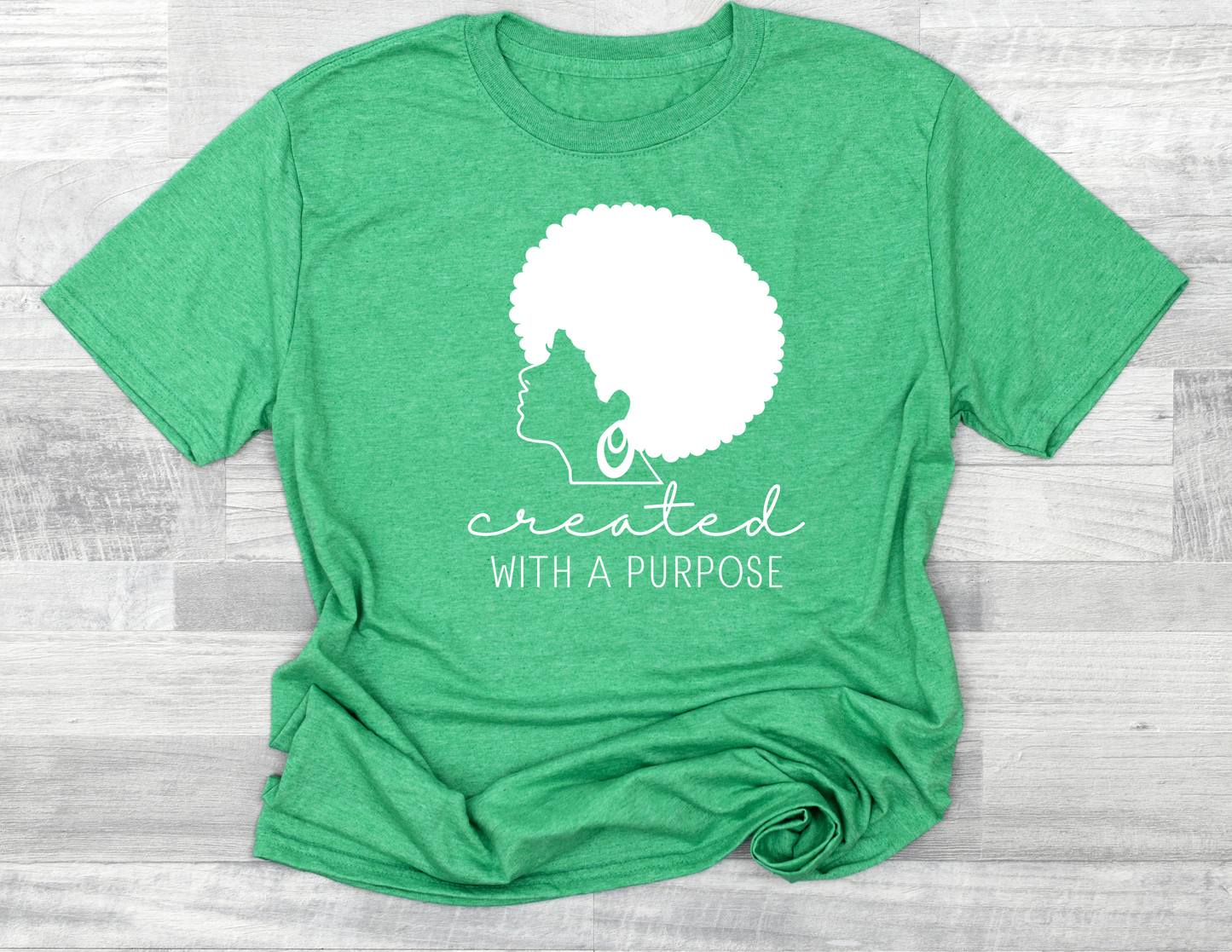 Created with a Purpose Afro Unisex T-Shirt