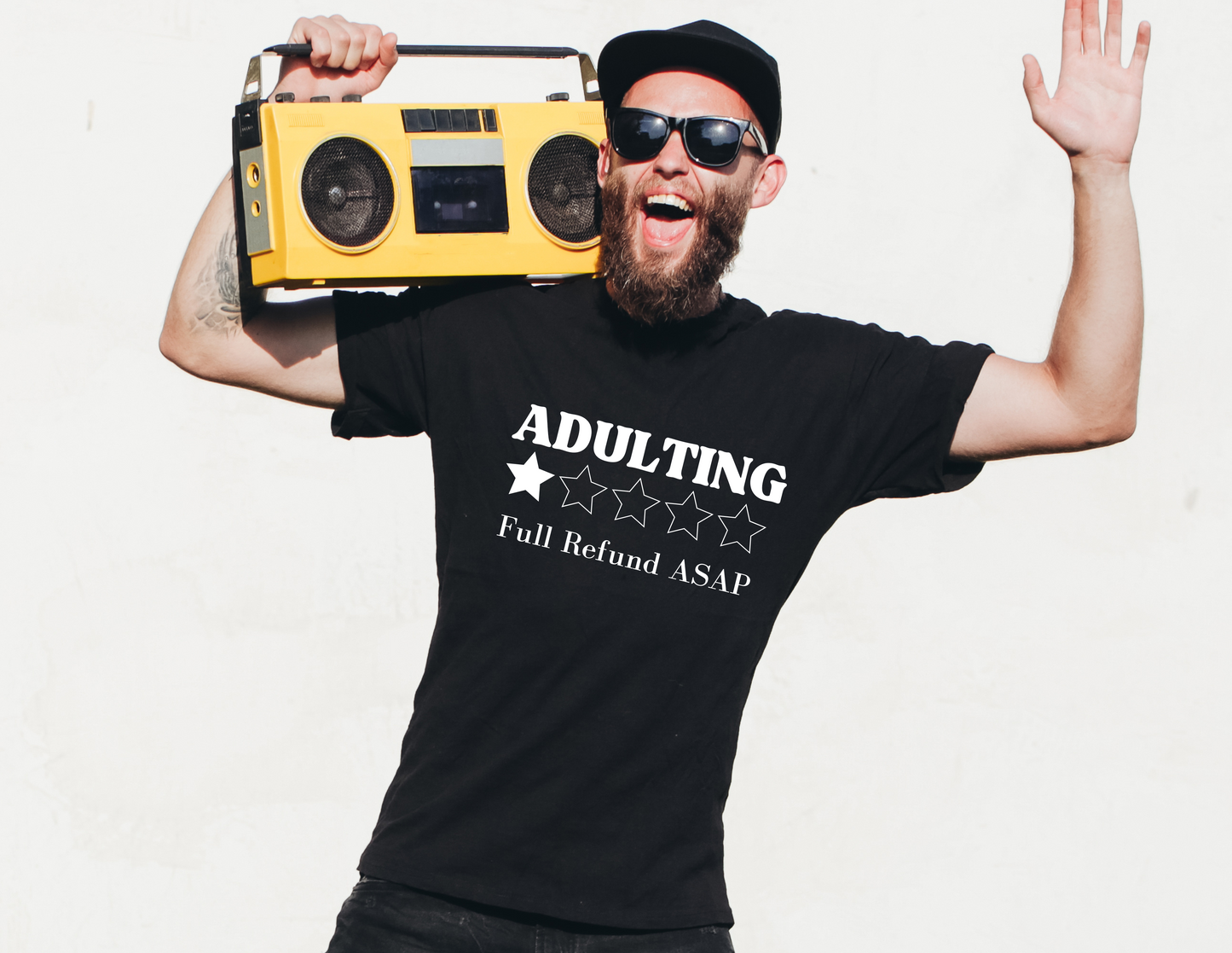 Unisex Adulting 1 Star Rating T-Shirt